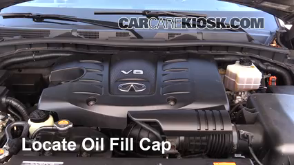 2011 Infiniti QX56 5.6L V8 Oil Add Oil